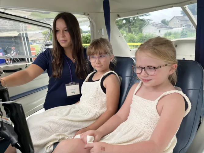 Fundraiser flies high